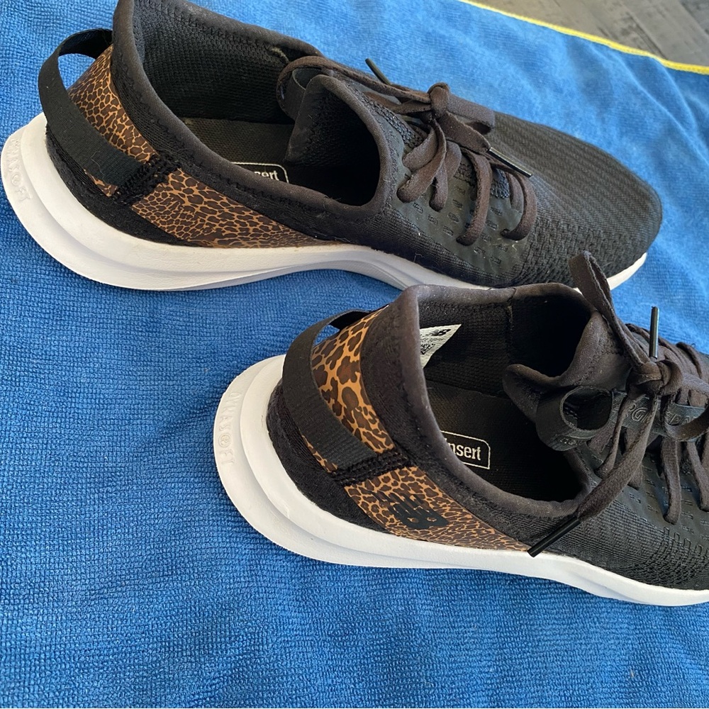 New Balance Black and Tan Women's Athletic Shoes - Picture 2 of 4
